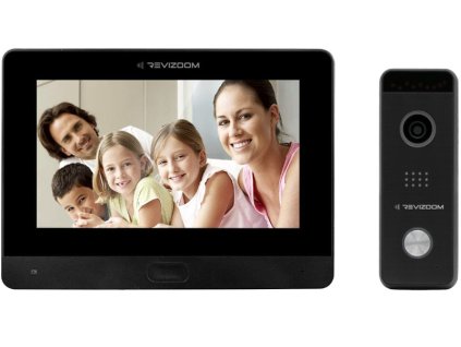 RM-T471HD BLACK/RC-411HD - Analogový videovrátnik, 2Mpx, WiFi, LAN, microSD - Revizoom