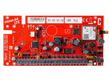 PRiMA64LTE CA - Alarmová ústredňa 4G/LTE, 64 vstupov, 16 výstupov - GENEVO