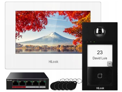 IP-VIS-PRO-W - Sada videovrátnika Villa IP, WiFi, Mifare, PoE - Hilook by Hikvision