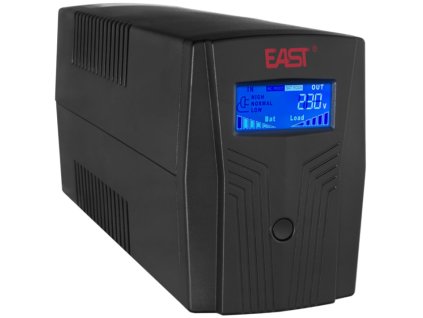 UPS650-T-LI/LCD - UPS LCD Zdroje, 650VA/390W, 2x230V, Line-Interactive - EAST