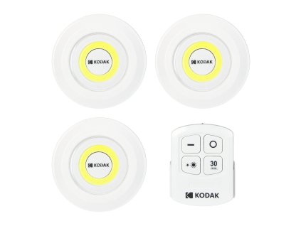 LED osvetlenie do domácnosti, 3 kusy, diaľkové ovládanie