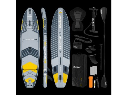 SUP doska REBEL ACTIVE PRO RBA-4518 - šedá