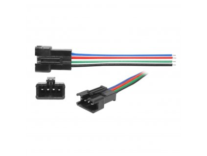 LED konektor s káblom pre RGB pásy LX1043