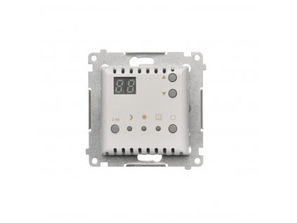 Priestorový termostat Kontakt Simon 54 premium modul biely