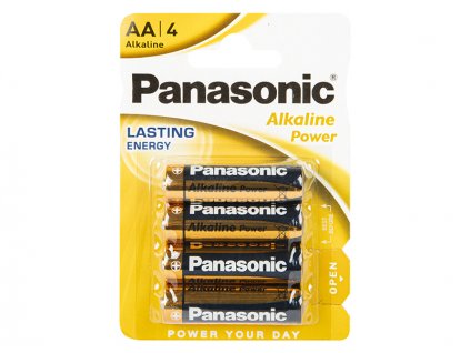 Alkalické batérie AA 1,5 LR6 Panasonic