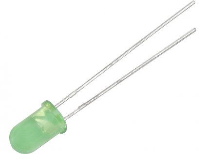 LED dióda 5 mm zelená matná 6024-