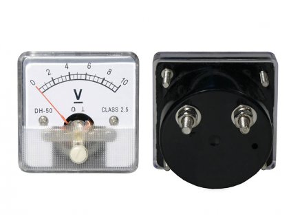 Analógový voltmeter 10V