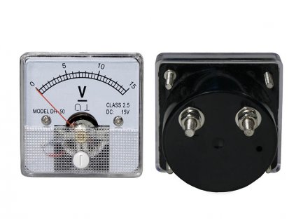 Analógový voltmeter 15V