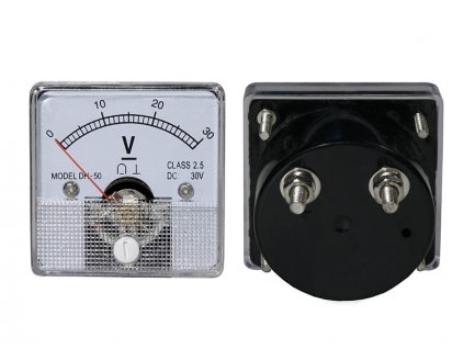 Analógový voltmeter 30V