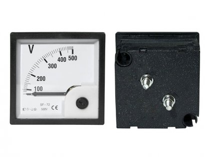 Analógový voltmeter 500V