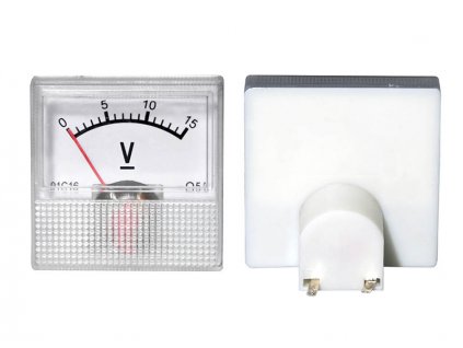 Analógový voltmeter 15V mini