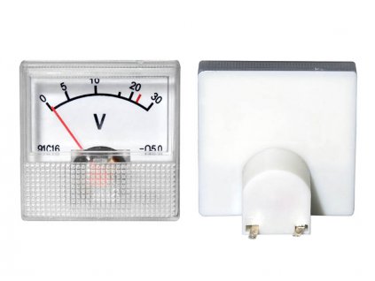 Analógový voltmeter 30V mini
