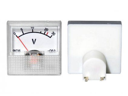 Mini analógový voltmeter 30 V 51-630-
