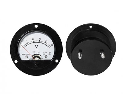 Analógový voltmeter 25V