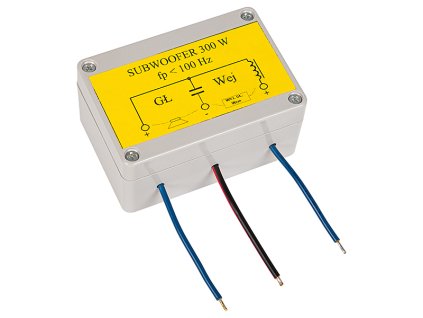 Repro výhybka na subwoofer 300W 4-8 Ohm v púzdre 8530#