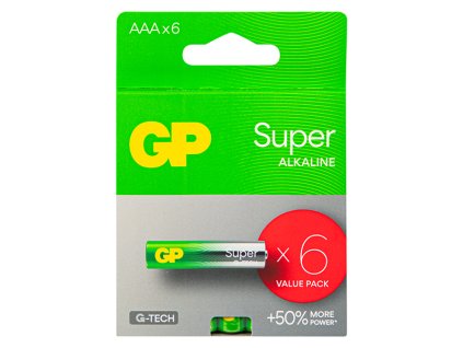 Alkalické batérie AAA 1,5 LR3 GP SUPER