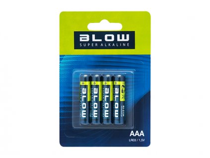 Alkalické batérie AAA BLOW SUPER ALKALINE LR3 bli