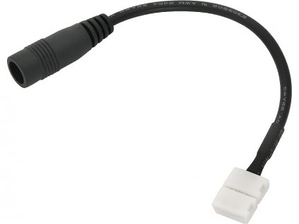 Konektor pre LED pásky zlý, 8 mm kábel gn, DC