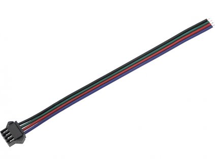 Konektor pre LED pásky PLN, hmotnosť, RGB s Kábelom