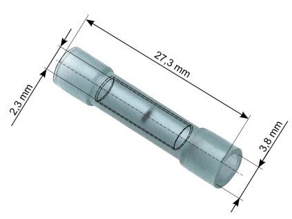 Izolovaný konektor modrý 43-092-