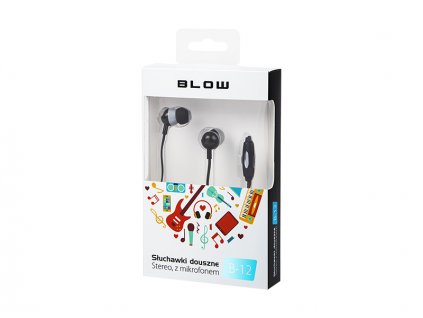 Slúchatká do uší B-12 čierne