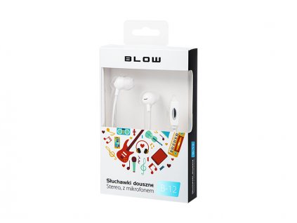 Slúchatká do uší B-12 biele