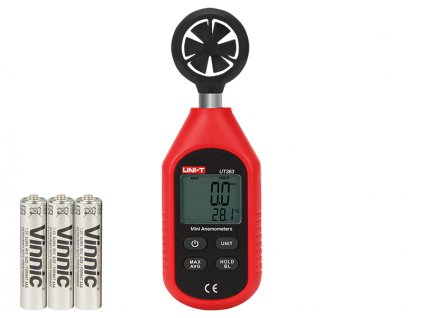 Anemometer s funkciou merania teploty UT363