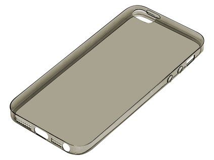 Sivé puzdro na iPhone 5s 79-409-
