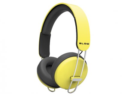 Sluchátka na uši HDX200 žlté