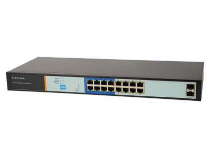 Switch PoE 16 port +2x SFP AI1016G