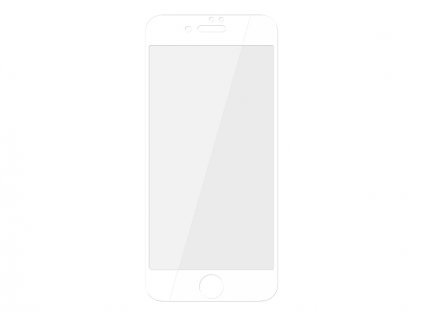 3D tvrdené sklo pre iPhone 7 5,5" biele