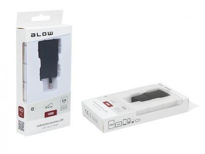 Sieťová nabíjačka so zásuvkou, USB 2,1A H21B