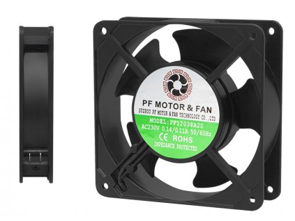 Ventilátor do PC 120x38mm 230V TERMINAL