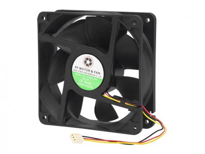 Ventilátor do PC 120x38mm 12V s guličkovým ložiskom 3-pin