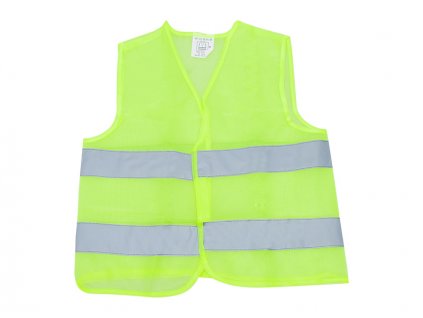 Reflexná vesta do auta žltá S