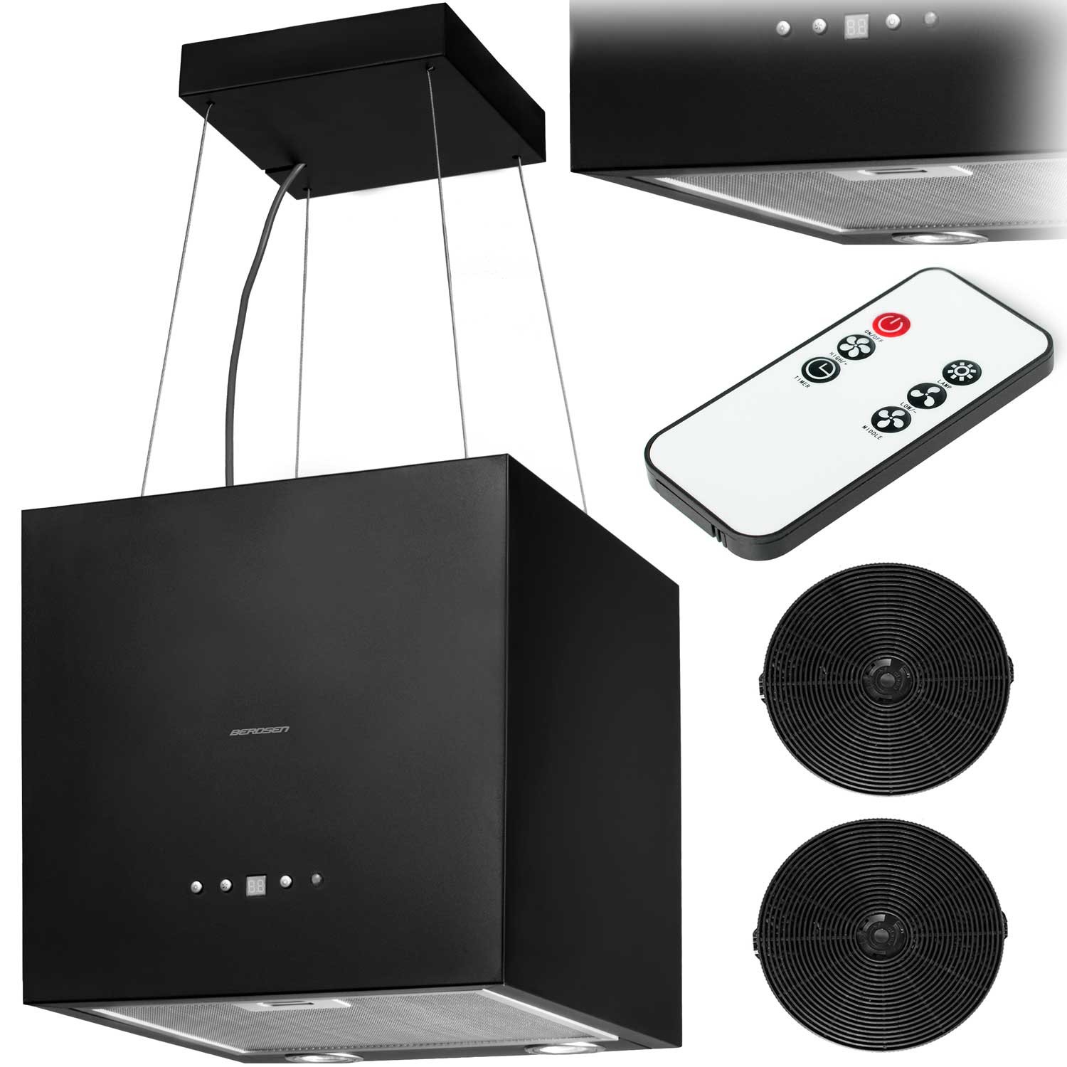 Berdsen Priestorový digestor 40 cm 40E + 2 filtre