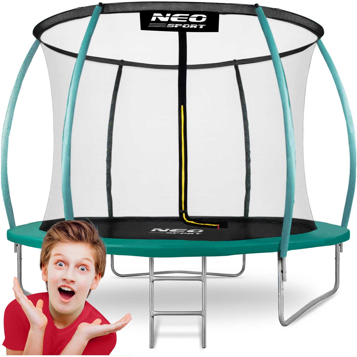 Trampolína profilovaná 252cm s vnútornou sieťou Neo-Sport