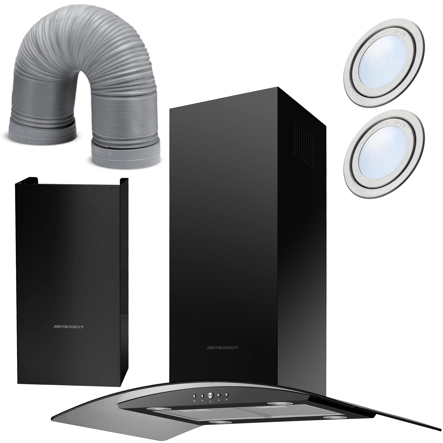 Berdsen Priestorový digestor 90 cm BT-225