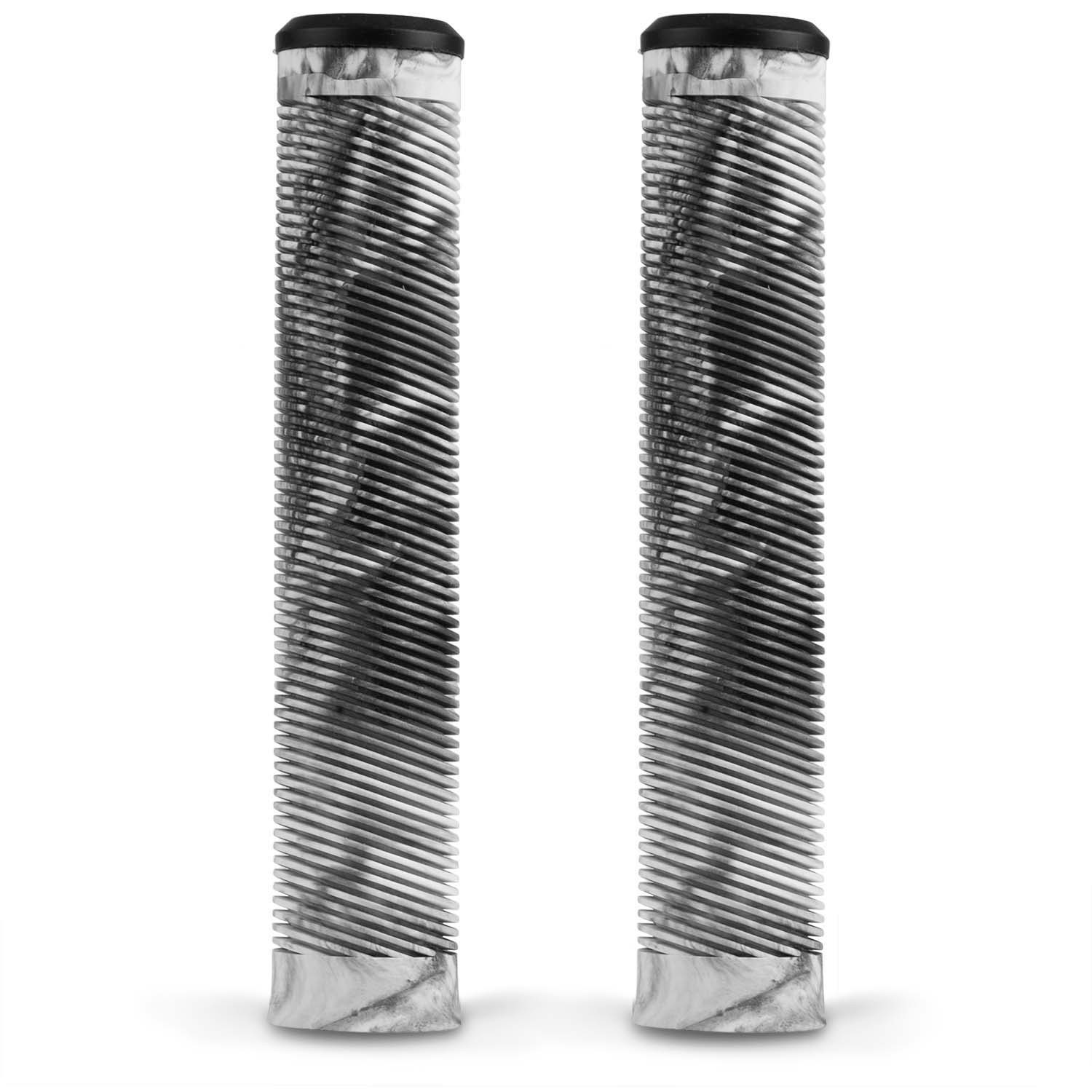 SOKE Gripy na kolobežku čiernobiele 142 mm G3 2 ks