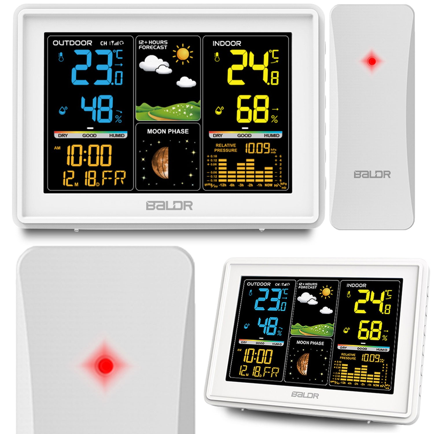 BALDR Meteostanica BD-907 biela