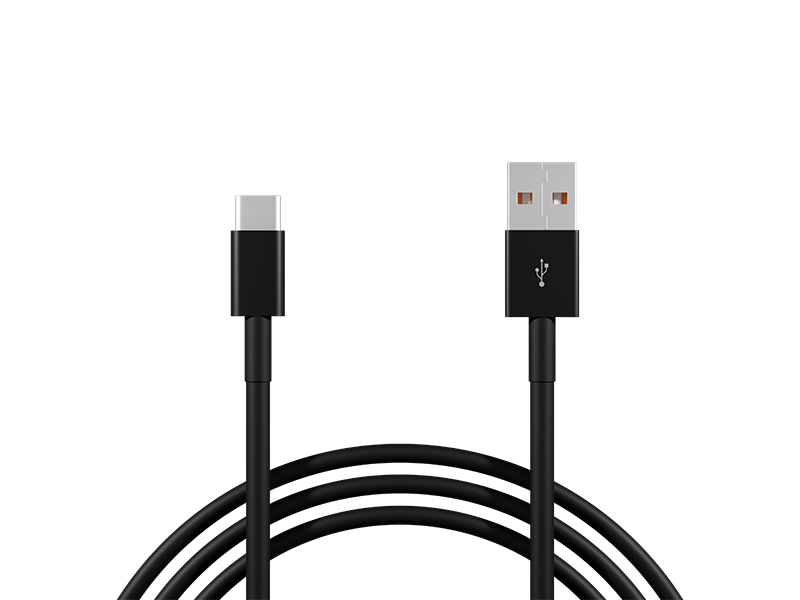 BLOW Čierny USB-C kábel 1 m 66-153-