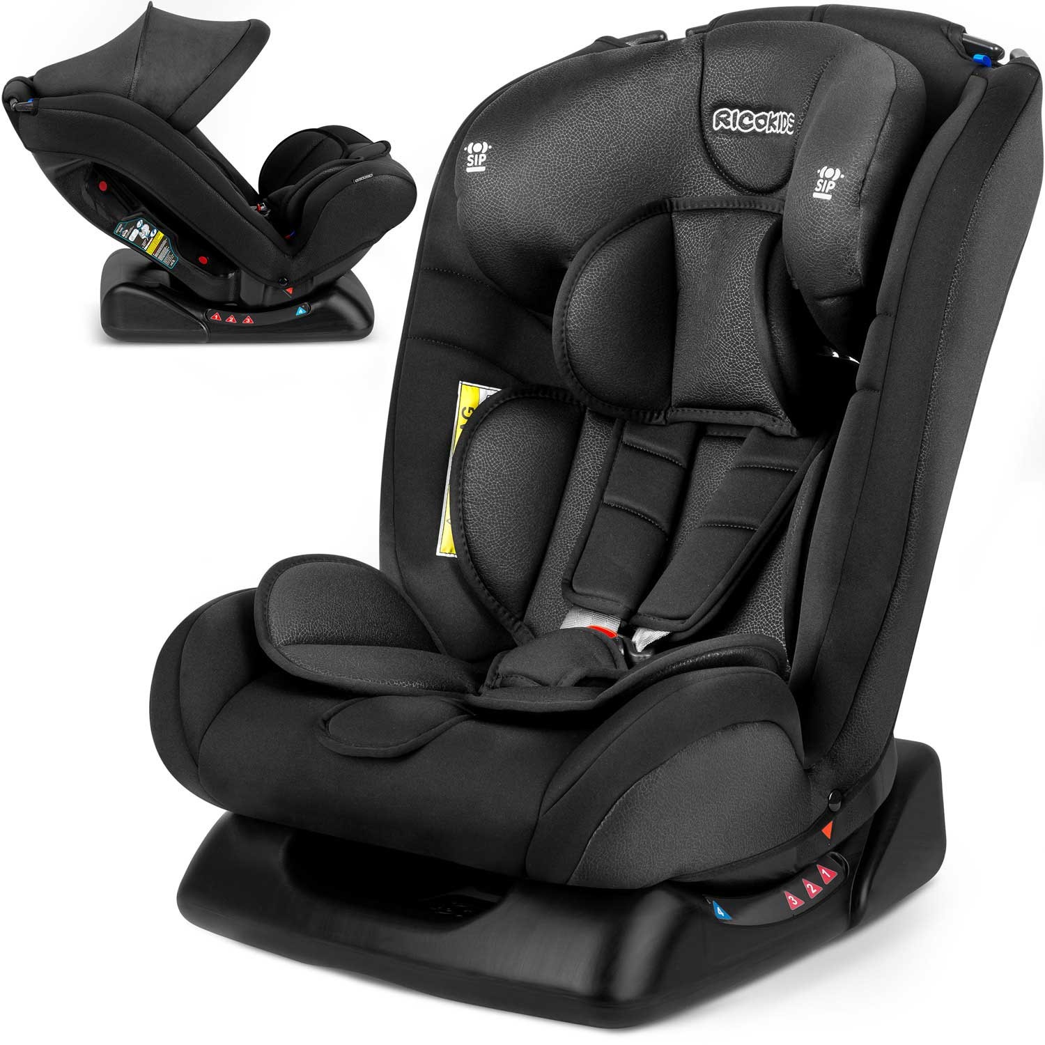 Autosedačka 0 - 36 kg Luco Ricokids čierna