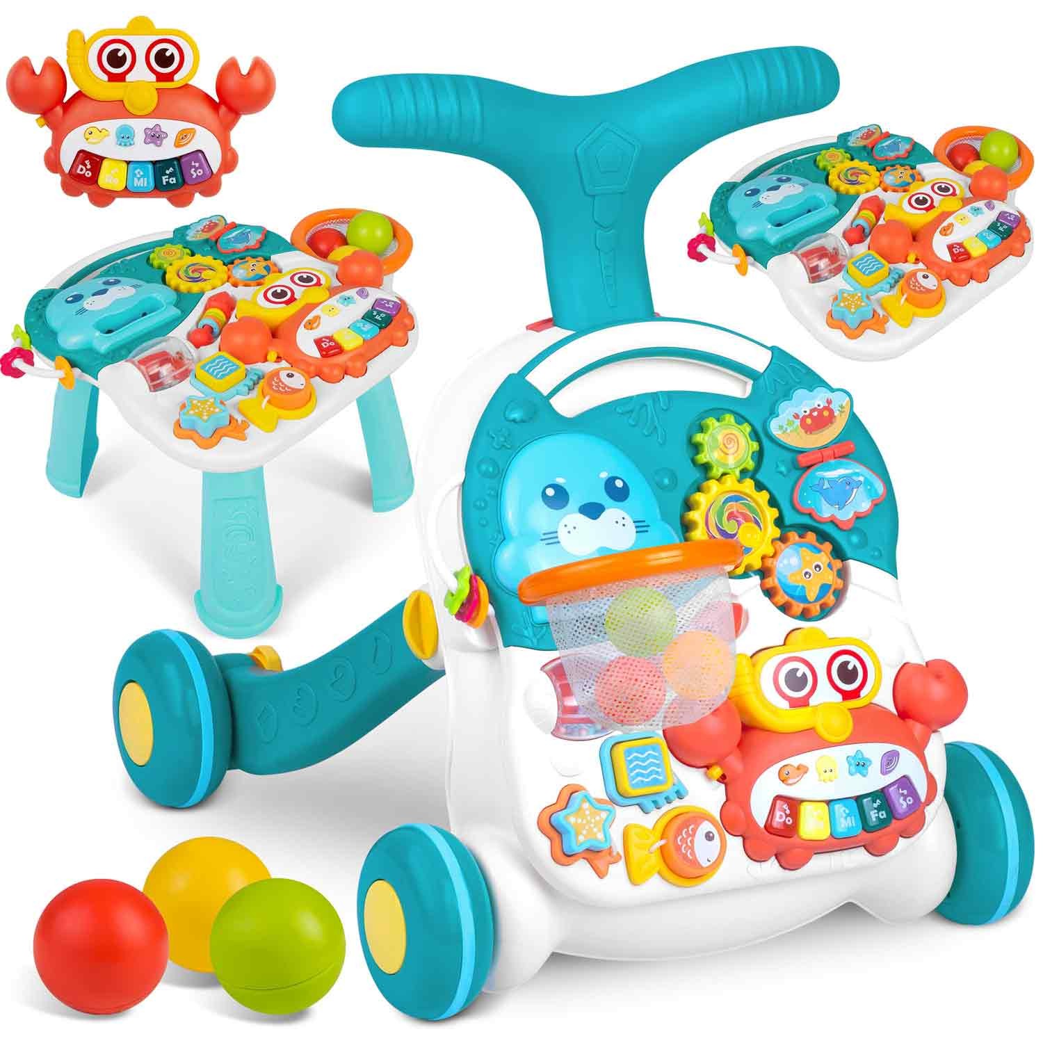 Ricokids Interaktívny stolík pre deti 2v1 RK-810 bielo-modrý