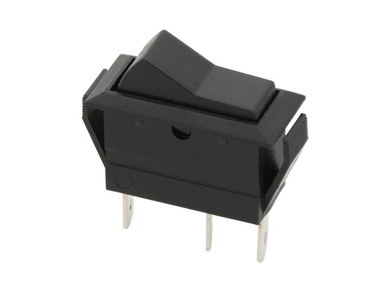 Kolískový vypínač ASW-09D čierny 3PIN