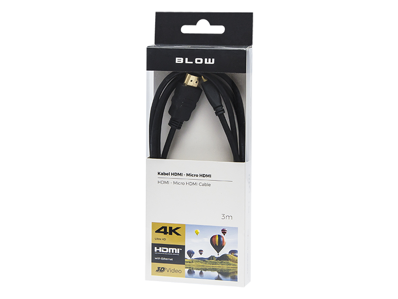 Kábel HDMI-Micro HDMI CLASSIC 3 m