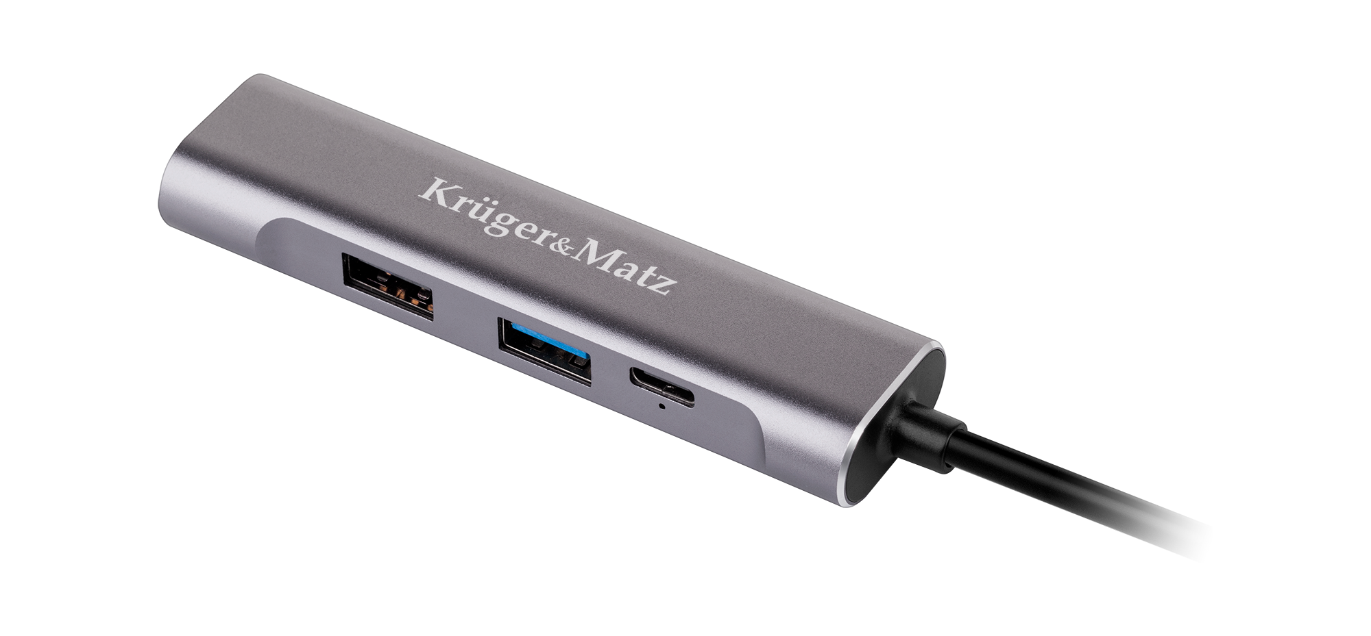 Kruger&Matz USB C HUB na HDMI/USB3,0/USB2,0/C port KM0400