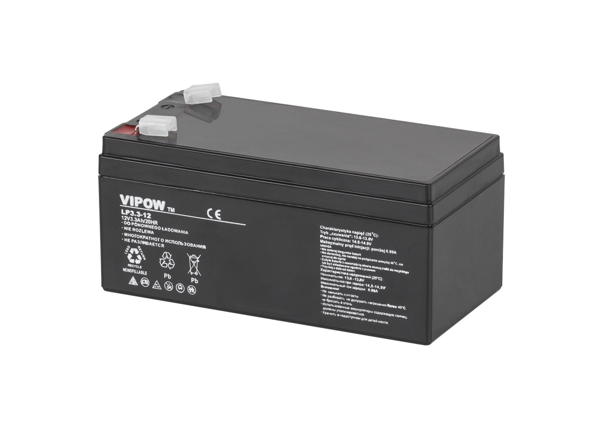 VIPOW Gélová batéria 12V 3,3Ah BAT0219