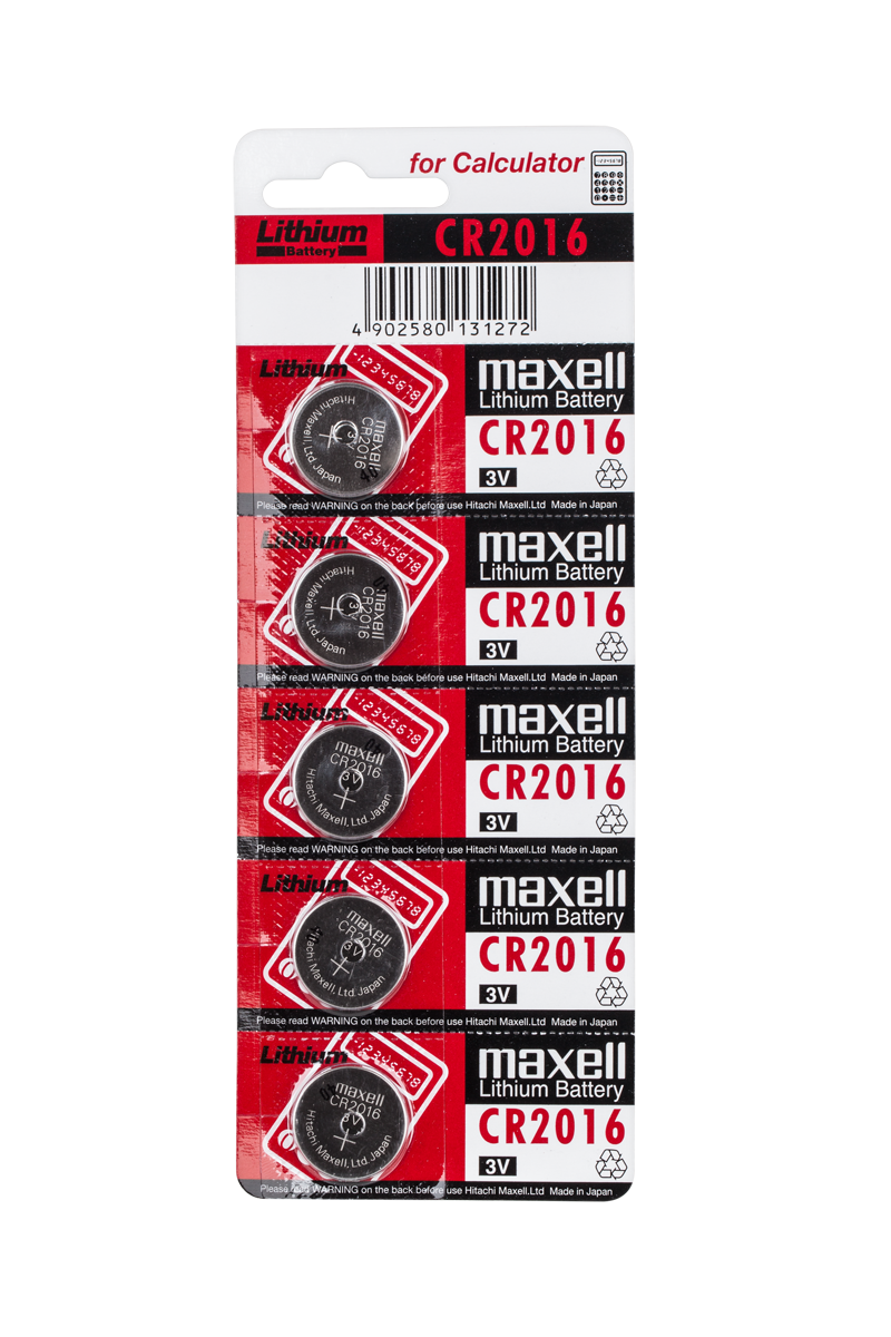 Gombíková lítiová batéria Maxell CR2016 5 ks L-BAT0283