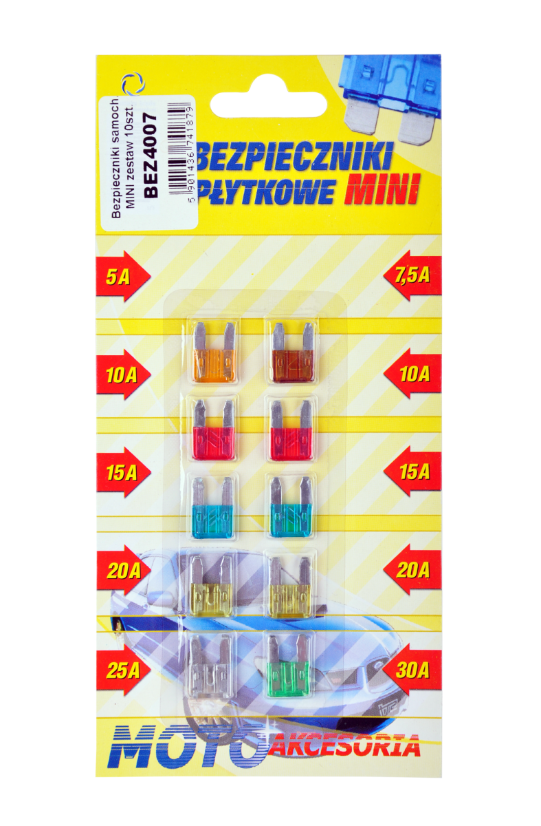 Autopoistky MINI 10 ks L-BEZ4007
