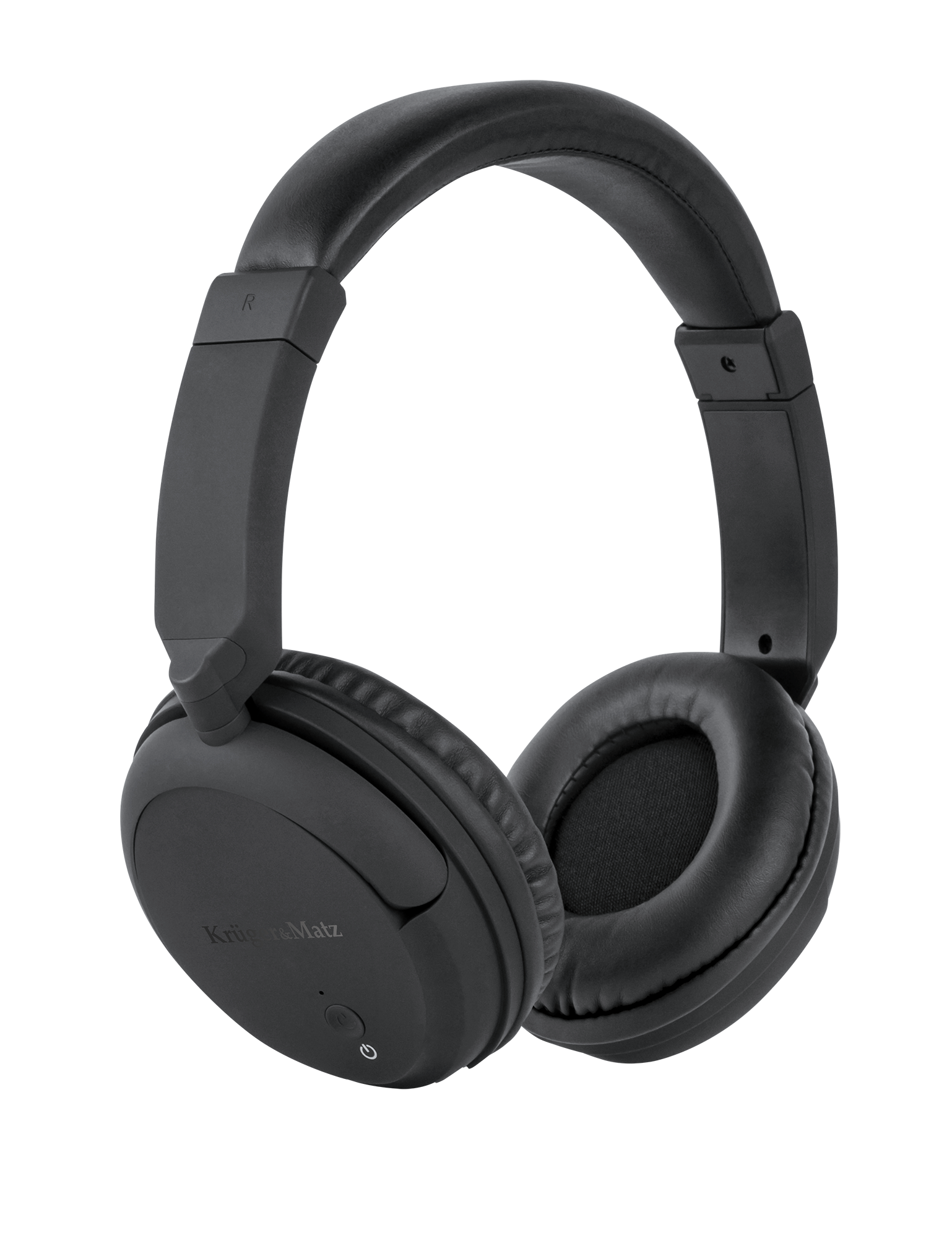 Kruger&Matz Bluetooth slúchadlá na uši s mikrofónom Flow 2 Wireles čierne